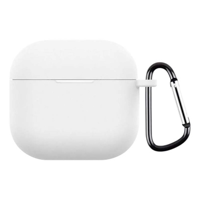 Чехол Silicone Case Protection для Apple AirPods 4 White, белый