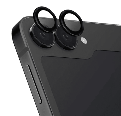 Защитное стекло для Galaxy Z Flip6, BlueO Camera lens Armor metal 2 шт. Черное