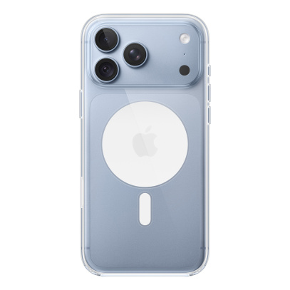Чехол для iPhone 18 Pro Max с MagSafe Clear Case Голубой