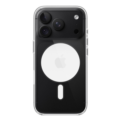 Чехол для iPhone 18 Pro с MagSafe Clear Case Чёрный