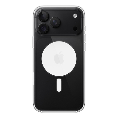 Чехол для iPhone 18 Pro Max с MagSafe Clear Case Чёрный