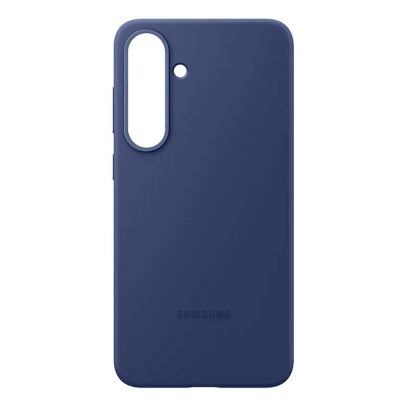 Чехол для Samsung Galaxy S25 c MagSafe Silicone Case Blue, синий