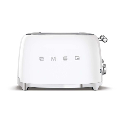 Тостер на 4 ломтика SMEG 50s style (TSF03WHEU) Белый