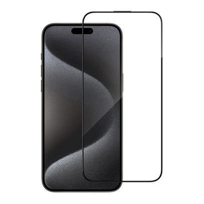 Защитное стекло для iPhone 15 Plus BLUEO Corning Gorilla USA Anti-Static Чёрный