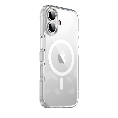 Чехол для iPhone 17 с MagSafe Gurdini Alba Series Protective Clear Case, прозрачный