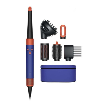 Стайлер Dyson AirWrap Complete Long HS08 (Global) Curly+Coily, Vinca Blue/Topaz, синий/оранжевый