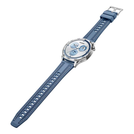 Часы HUAWEI Watch GT 5 Silver, 46 мм, цвет корпуса серебряный, цвет ремешка синий