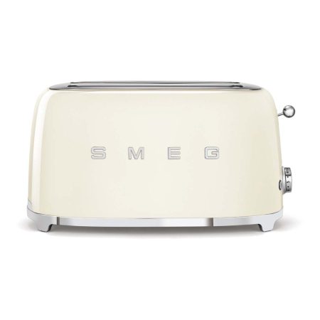 Тостер на 4 ломтика SMEG 50s style (TSF02CREU) Кремовый