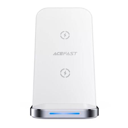 Беспроводное зарядное устройство AceFast Wireless Charger Desktop Holder 3в1 (E15) White, белый