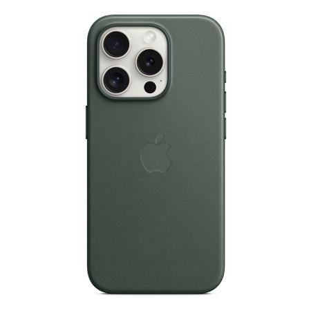 Чехол FineWoven Case для Apple iPhone 15 Pro с MagSafe Evergreen, зеленый