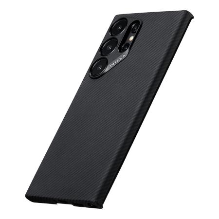 Чехол для Samsung Galaxy S24 Ultra Pitaka MagEZ 4 Case кевлар (KS2401U) Чёрный