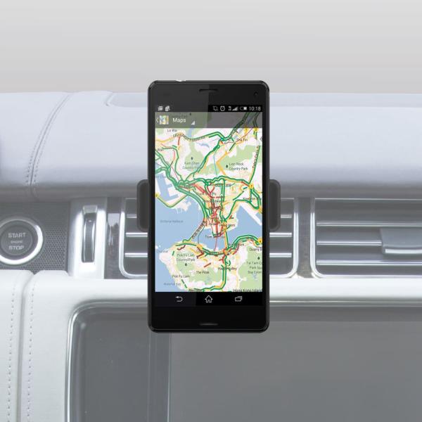 Автомобильный держатель Deppa Crab Air mini для смартфонов, крепление на  вентиляционную решетку (55133) Серый