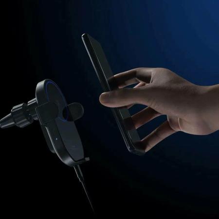 Держатель с беспроводной зарядкой Xiaomi Wireless Car Charger 30W BHR7063CN (W03ZM) Чёрный