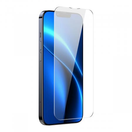 Защитное стекло для iPhone 13 Pro Max/14 Plus Baseus Crystal glass 1шт + EasyStick (SGBL100202) Прозрачное