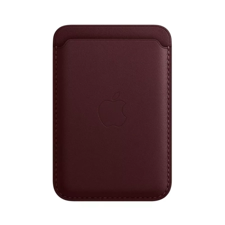Чехол-бумажник Apple MagSafe для iPhone Бордовый