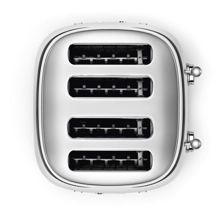 Тостер на 4 ломтика SMEG 50s style (TSF03SSEU) Хром
