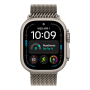 Apple Watch Ultra 4, 49 мм корпус из титана цвета «Natural», ремешок Titanium Milanese Loop цвета «Natural» размера M