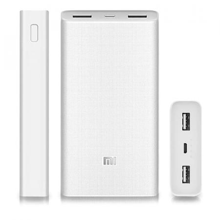 Внешний аккумулятор Xiaomi Mi 20000mAh Power Bank 3 18Вт (PLM18ZM) Белый