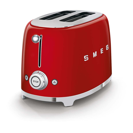 Тостер на 2 ломтика SMEG 50s style (TSF01RDEU) Красный