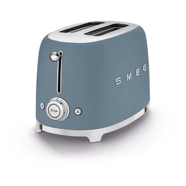 Тостер на 2 ломтика SMEG 50s style (TSF01SBMEU) Синий шторм