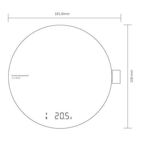 Кухонные весы Xiaomi HOTO (QWCFC001) Чёрный
