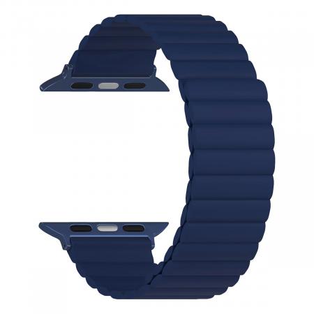 Ремешок для Apple Watch 42/44/45 mm Mutural Watch Band Blue, синий