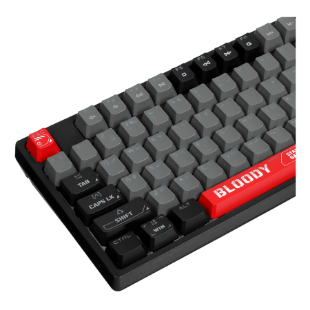 Клавиатура A4Tech Bloody S87 Energy, USB for gamer LED Механическая (S87 USB ENERGY RED) Чёрный/красный