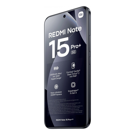 Xiaomi Redmi Note 15 Pro+ 5G 12/256Gb Midnight Black, чёрный