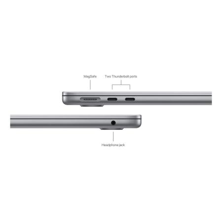 Apple MacBook Air 13" (M3, 8C CPU, 10C GPU, 2024) 8/512Gb SSD (MRXP3) «Space gray, «серый космос»»