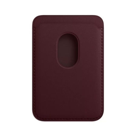 Чехол-бумажник Apple MagSafe для iPhone Бордовый