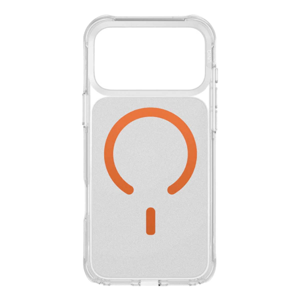 Чехол для iPhone 17 Pro Max с MagSafe UNIQ HYBRID LIFEPRO XTREME (IP6.9P(2025)-LXAFMFCLRVO) Прозрачно-оранжевый