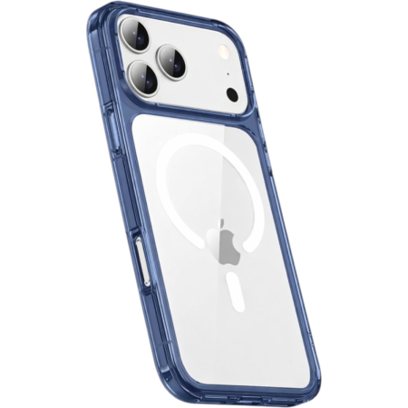 Чехол для iPhone 17 Pro с MagSafe Gurdini Alba Series Protective with Dark Blue, синий